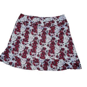 Golftini a line skirt skorts Size L blue red pickleball‎ golf tennis